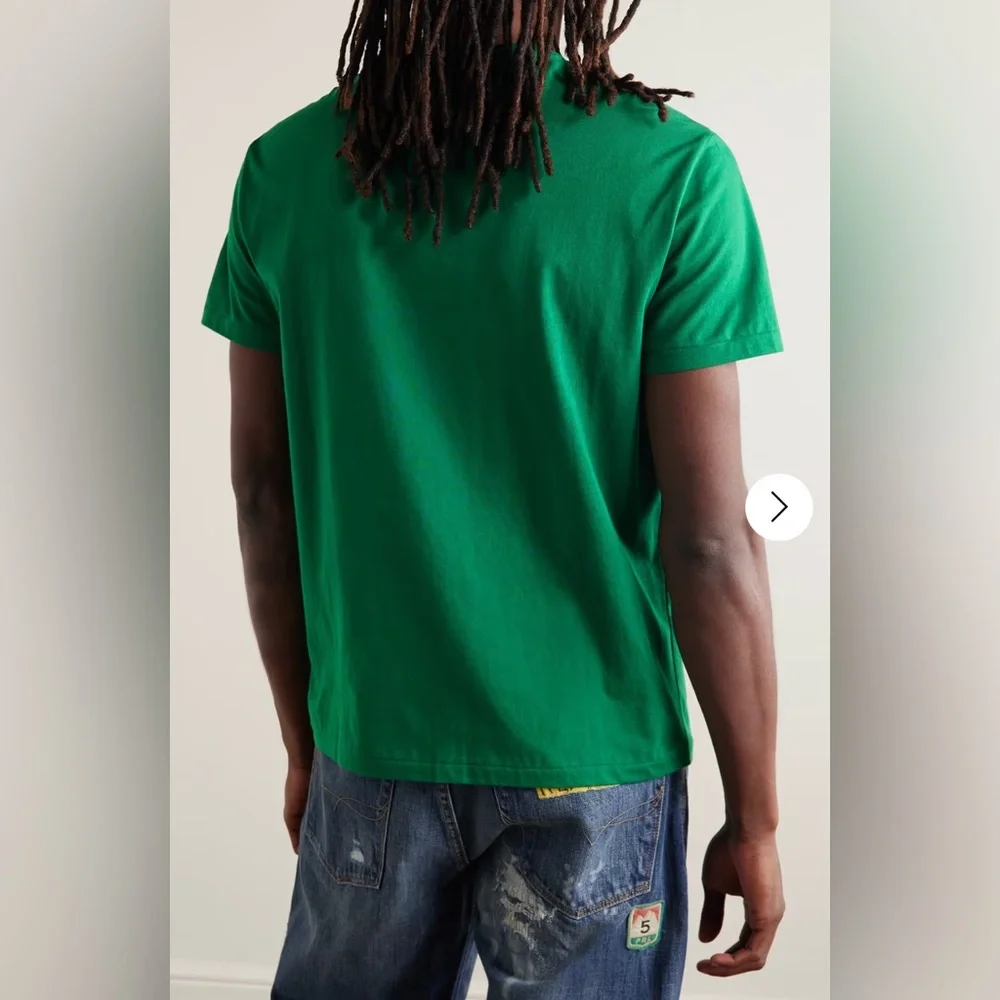 POLO | 100% cotton green classic T Shirt | size XL - Picture 3 of 8